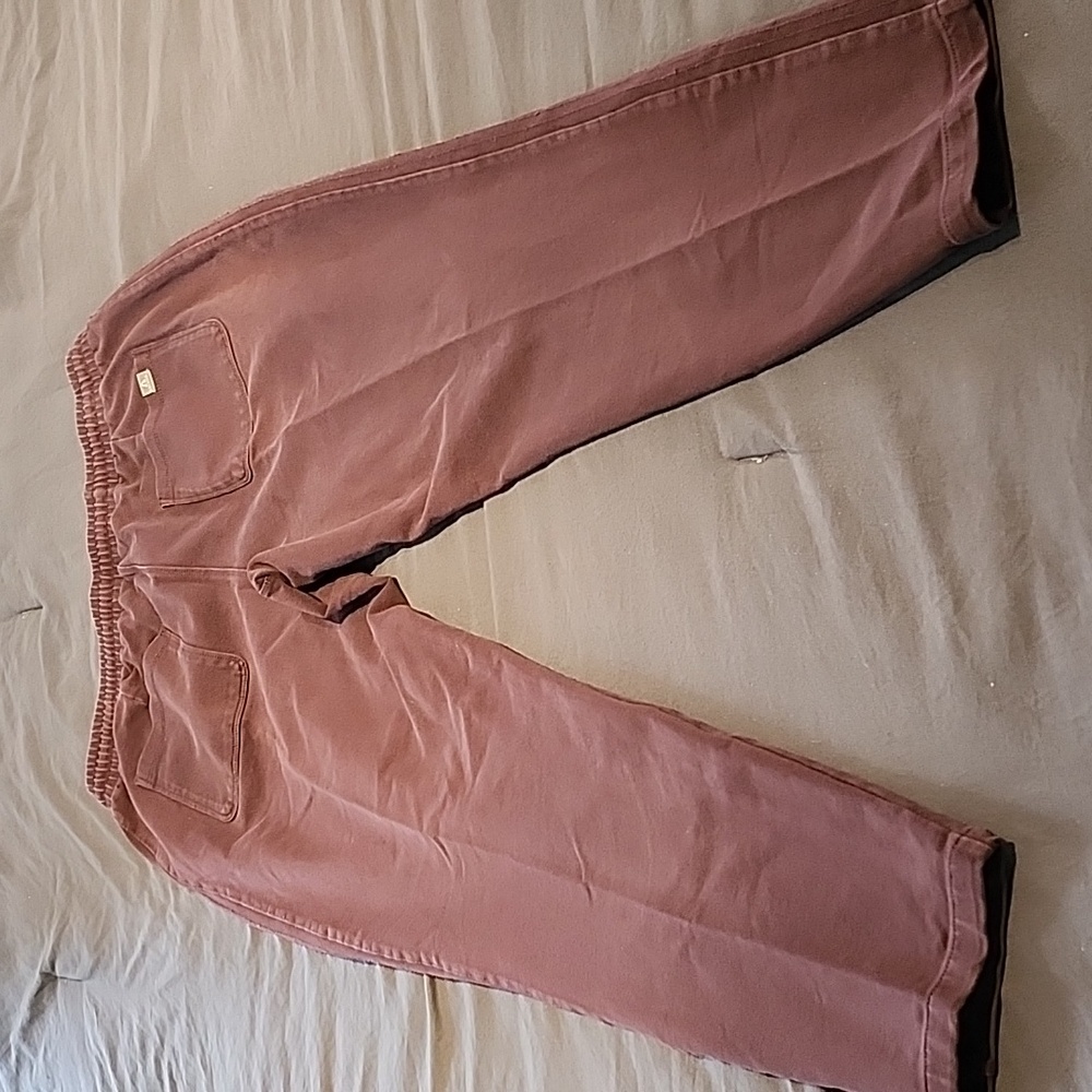 Ascend Burgandy Ribbed Pants - Picture 11 of 11